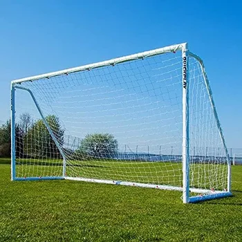 Q-Fold Match Soccer Goal | Стандартные 30-секундные складные футбольные ворота [Одиночный гол] Лучшая всепогодная футбольная сетка для